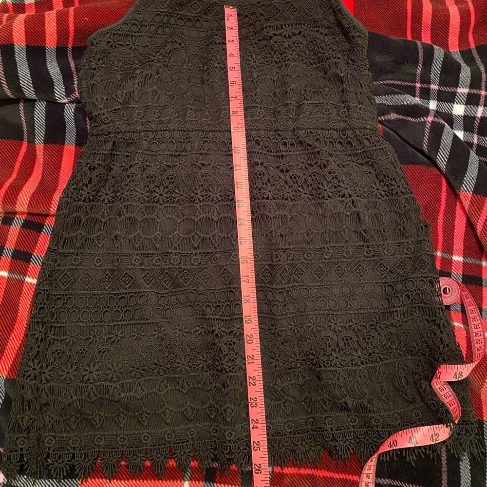 H&M Black Crochet Tank Dress - Size - Picture 7 of 7
